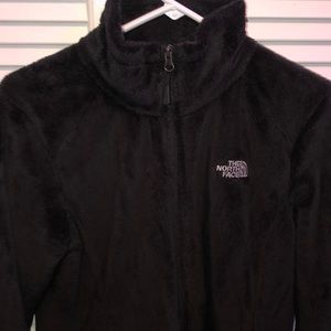 Black Fuzzy Northface Jacket